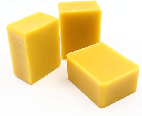 TooGet Pure Yellow Beeswax Blocks - 100% Natural Beeswax Bars, Triple Filtered - Premium Quality, Cosmetic Grade - 14 OZ in Kuwait