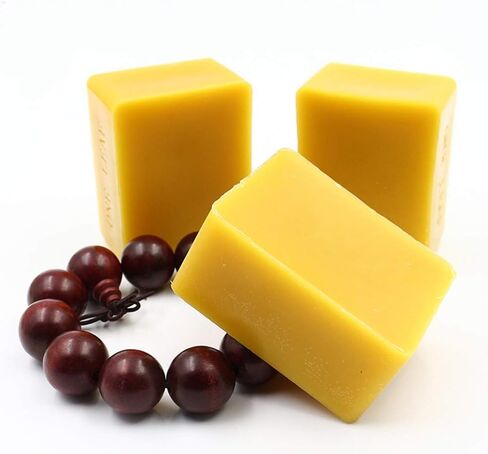 TooGet Pure Yellow Beeswax Blocks - 100% Natural Beeswax Bars, Triple Filtered - Premium Quality, Cosmetic Grade - 14 OZ in Kuwait