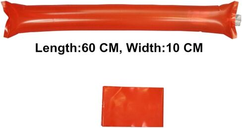 عصي الرعد (احمر) - عصا نفخ للملعب بام بام تشير عصا نفخ عصا تصدر ضوضاء كرة السلة وكرة القدم تصدر ضوضاء وهدايا الحفلات (احمر) in Kuwait