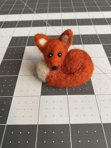 صوف لباد ثعلب - مجموعة لباد بابرة حيوانات للمبتدئين - لف صوف in Kuwait