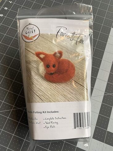 صوف لباد ثعلب - مجموعة لباد بابرة حيوانات للمبتدئين - لف صوف in Kuwait