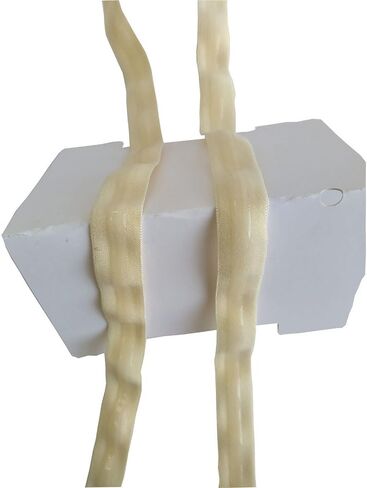 شريط مرن من السيليكون قابل للتمدد متعدد الألوان بعرض 5/8 بوصة لإكسسوارات الملابس 5 ياردات لكل لفة (بيج) in Kuwait