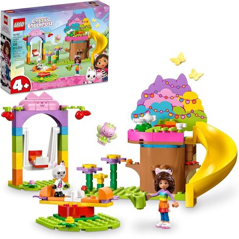 LEGO Gabby's Dollhouse Kitty Fairy’s Garden Party 10787 Building Toy with Tree House, Swing, Slide, and Merry-Go-Round, Includes Gabby and Pandy Paws, Birthday Gift, Sensory Toy for Kids Ages 4 and up in Saudi Arabia