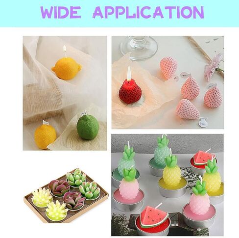 أصباغ الشمع لصنع الشموع - 24 لونًا (2 جم لكل واحدة) مجموعة من أصباغ الشموع لشموع الصويا الفريدة، ورقائق الألوان لصنع الشموع المعطرة، ومستلزمات DIY in Kuwait