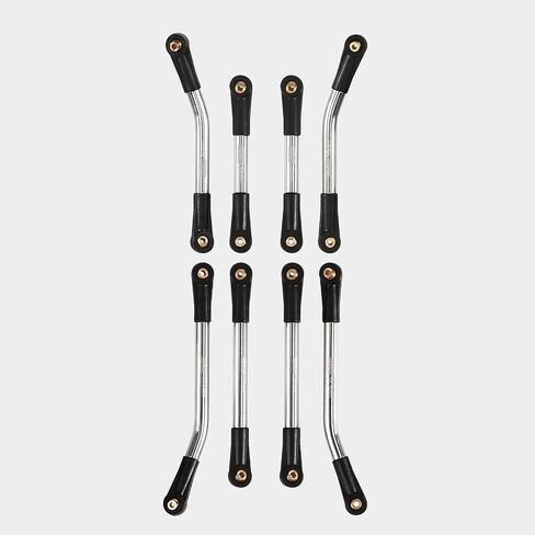 INJORA Steel 4 Links Set for SCX24 C10 JLU Bronco Base Camp 4Runner(Silver) in Saudi Arabia