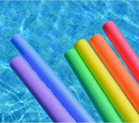 Sratte 30 Pcs Hollow Pool Noodles Bulk 39 inch Bright Foam Swim Noodles Large Pool Floats Toys for Adults and Kids Foam Water Noodles for Swimming Floating and Craft Projects in Kuwait