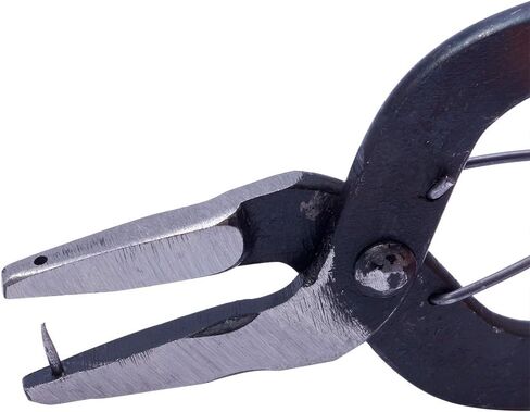 Pandahall مجوهرات ثقب لكمة كماشة مجوهرات كماشة العيينة كماشة ورق الحرف الجلود ثقب اللكم سلم أداة القاطع الأحمر دبوس: 1 مللي متر in Kuwait