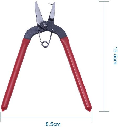 Pandahall مجوهرات ثقب لكمة كماشة مجوهرات كماشة العيينة كماشة ورق الحرف الجلود ثقب اللكم سلم أداة القاطع الأحمر دبوس: 1 مللي متر in Kuwait