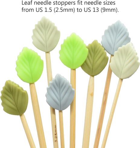 سدادات ابر حياكة لطيفة على شكل زهرة الاقحوان واوراق الشجر واوراق الشجر واقيات غرز لوازم الحياكة اكسسوارات in Kuwait