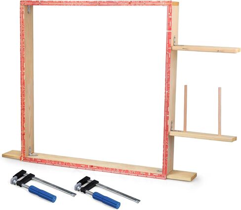 إطار خصلة ICZW لآلة خصلة السجاد الكهربائية مقاس 35.4 بوصة × 27.5 بوصة إطار خصلة السجاد مع المشبك in Kuwait