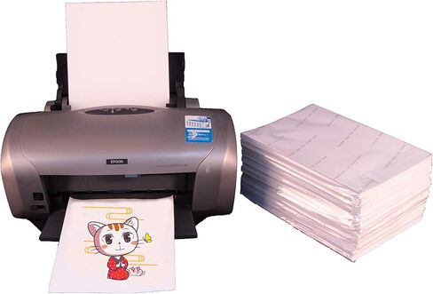 Heat Transfer Paper for Dark Fabric, Inkjet Transfer Paper for t-Shirts, Customer Pack 10 Sheets, by Unewprint (8.3"11.7") in Kuwait