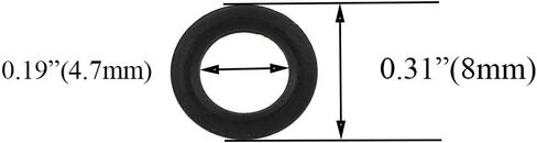 Hahiyo Grommets Eyelets 10mm Inside Diameter Carbon Steel Strong Shiny for Canvas Clothes Leather DIY Fabric Belt Purse Bag Shoe Tent Curtain Paper Projects Decoration Black 70Pcs in Kuwait