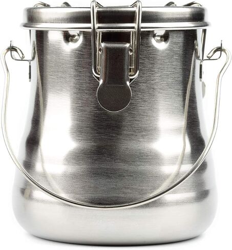 Stainless Steel Paint Brush Washer, Airtight Brush Cleaner Jar with Clip-On Lid, Rubber Gasket and Removable Strainer, Portable Oil Paint Brush Cleaner for Oil, Acrylic, Watercolor Painting in Saudi Arabia