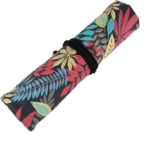 A AIFAMY 30 Pockets Artist Paint Brush Holder, Canvas Roll Up Case Bag & Storage Organizer Pouch Case- Store Pencils, Pens Tools in Kuwait