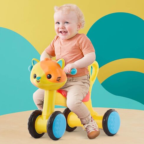 B. toys- B. play- Riding Buddy - Cat- Ride-On Toy – Cat Ride-On with Wheels – Balance Bike for Toddlers – Indoor & Outdoor Riding Toys – 1 Year + in Saudi Arabia