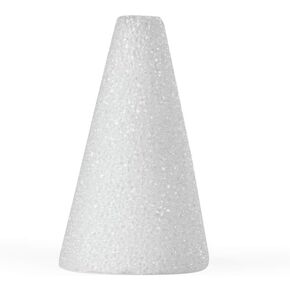 Hygloss Products Foam Cones - Craft Foam (XPS) for Projects, Arts, & Crafts, 6-Inch Tall x 3-Inch Base, White, 12 Pieces in Kuwait