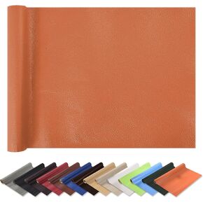 Leather Repair Patch, Leather Repair Tape, 13.7 x 57 Inches Self Adhesive Leather Repair Patch for Furniture, Couch, Sofa, Chair, Car Seats, refinisher cuttable reupholster Tape Patches kit（Wine)