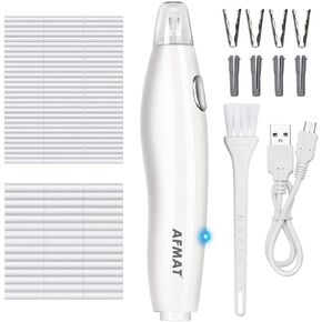 Electric Eraser for Artists, AFMAT Rechargeable Electric Eraser Kit,140 Refills for Drafting, Electric Pencil Eraser - Battery Operated for Drawing Pencils, Crafts, Arts