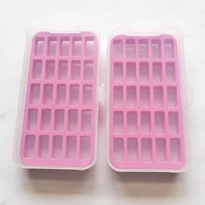 HONEYSEW Set of 2 Bobbin Box Organizers Sewing Machine bobbins Holder Contain 28 bobbins Storage Case in Saudi Arabia