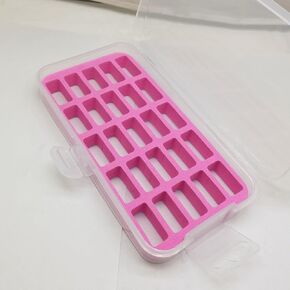 HONEYSEW Set of 2 Bobbin Box Organizers Sewing Machine bobbins Holder Contain 28 bobbins Storage Case in Kuwait