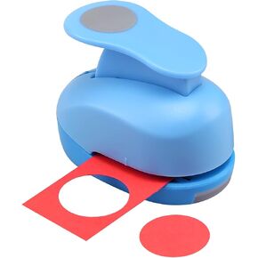 LOONENG 3 Inch Circle Punch, Circle Shape Lever Action Craft Punch, 75mm Round Shape Circle Hole Punch for Paper Crafts, Cardstock, Gift Wrapping, Greeting Cards and Scrapbooks