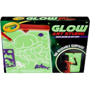 Crayola Glow Art Studio, Glow in the Dark Toys, Kids Gifts for Girls and Boys, Ages 6+