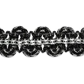 Expo International Eva Faux Rhinestone Metallic Braid Trim Embellishment, 19-Yard, Gold in Kuwait