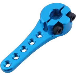 Hobbypark Metal Aluminum Long 25T Servo Horn Single Sided Steering Arm M3 Threads for RC Car Truck Off Road Buggy Accessories (Black) in Saudi Arabia