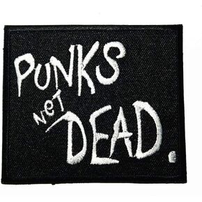 Music P Pop Punk Punk Rock Band Music Style Logo Patch Embroidered Sew Iron On Patches Badge Bags Hat Jeans Shoes T-Shirt Applique in Kuwait