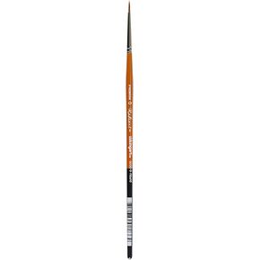 KINGART Premium Radiant 6000-0 Round Series Artist Brush, Synthetic Taklon Hair, Short Handle, for Acrylic, Oil and Watercolor Painting, Size 0 in Kuwait