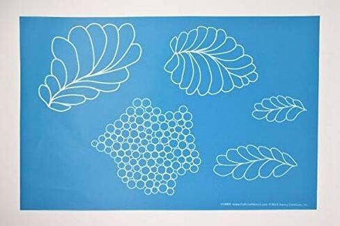 استنسل كامل الخط - لحاف هوفمان دريم لوحة كبيرة - حزمة من 2 استنسل، قالب خط مستمر لخياطة اللحف ذات الحركة الحرة، خياطة اللحف المنزلية، خياطة اللحف اليدوية، خياطة اللحف ذات الذراع الطويلة (33004) in Kuwait