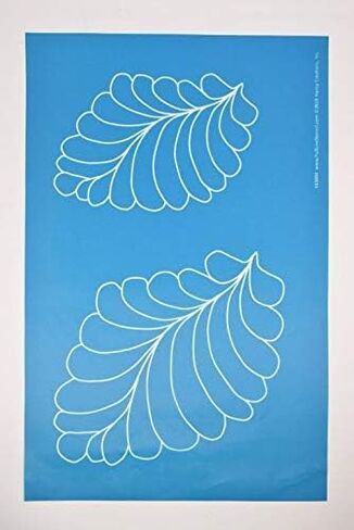 استنسل كامل الخط - لحاف هوفمان دريم لوحة كبيرة - حزمة من 2 استنسل، قالب خط مستمر لخياطة اللحف ذات الحركة الحرة، خياطة اللحف المنزلية، خياطة اللحف اليدوية، خياطة اللحف ذات الذراع الطويلة (33004) in Kuwait