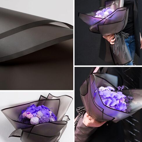 Kosotody 20 Sheets Waterproof Floral Wrapping Paper with Ribbon in Saudi Arabia