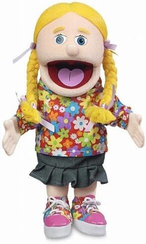 14" Cindy, Peach Girl, Hand Puppet in Saudi Arabia