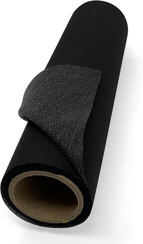 نسيج اسود قابل للانصهار - بطانة داخلية تثبت بالكي مقاس 9 انش × 5 ياردة للحرف اليدوية والخياطة in Kuwait