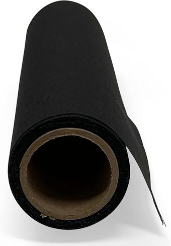 نسيج اسود قابل للانصهار - بطانة داخلية تثبت بالكي مقاس 9 انش × 5 ياردة للحرف اليدوية والخياطة in Kuwait