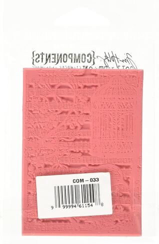 Tim Holtz Cling Stamp 2.5"X3.5", Bird Song in Saudi Arabia