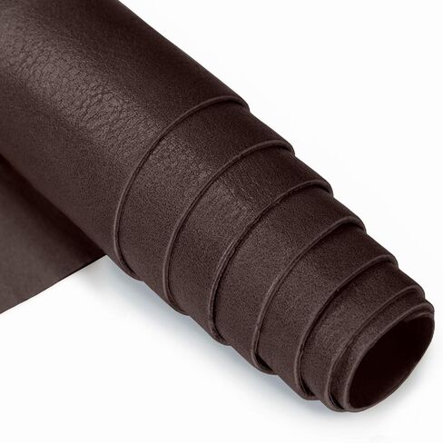 طقم تصحيحات إصلاح الجلود NPBAG مقاس 25 × 50 بوصة، 6 مقاسات 75 لونًا متاحًا، ملصق فينيل للتنجيد بشريط جلدي ذاتي اللصق للأرائك والأريكة والأثاث ومقاعد السيارات والحقائب والسترات (الحصان المجنون) in Kuwait