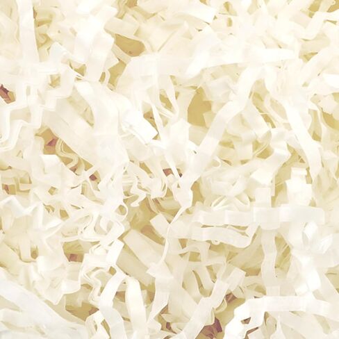 1LB White Crinkle Cut Paper Shred Filler for Gift Wrapping and Basket Filling - Shredded Paper for Gift Box, Box Confetti Shredded, Box Stuffing in Kuwait