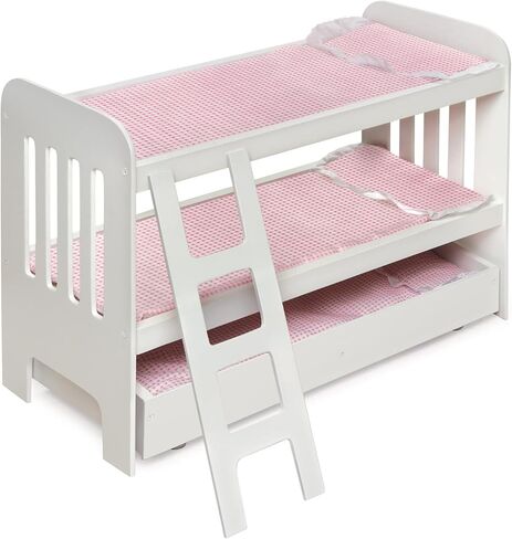 أسرة بطابقين مع سلم (تناسب دمى الفتاة الأمريكية) من بادجر باسكيت in Saudi Arabia