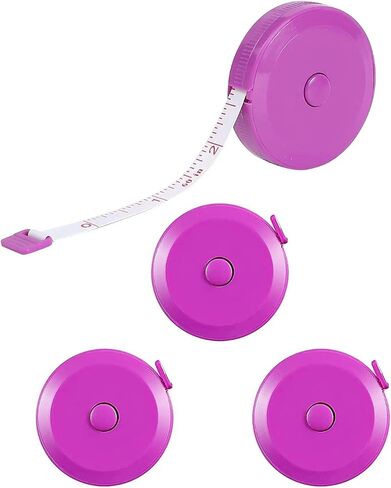 Tape Measure, 4 Pack Soft Retractable Measuring Tape 60-Inch/150cm Double-Scale Metric Tape Measure,for Body Measuring Sewing Tailor Cloth Knitting Home Craft Measurements (Blue) in Saudi Arabia