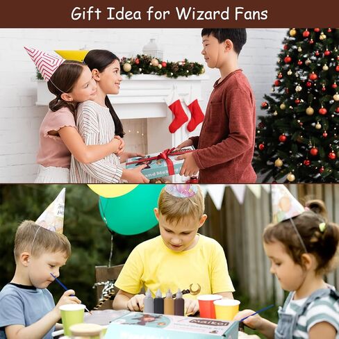 Maikoi Magic Wand Making Kit for Kids Adults DIY Craft Set Wizard Birthday Party Supplies Make Your Own 8 Wands (24-Piece) in Kuwait