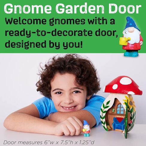 Creativity for Kids Butterfly Fairy Door Kit - Painting Arts and Crafts for Kids, Creative Gifts for Girls and Boys Age 6-7+ Yellow in Kuwait