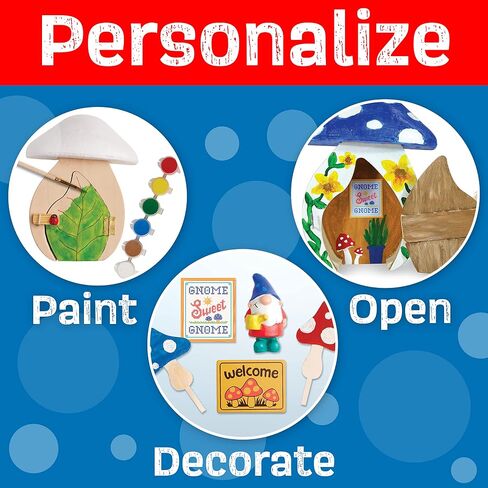 Creativity for Kids Butterfly Fairy Door Kit - Painting Arts and Crafts for Kids, Creative Gifts for Girls and Boys Age 6-7+ Yellow in Kuwait