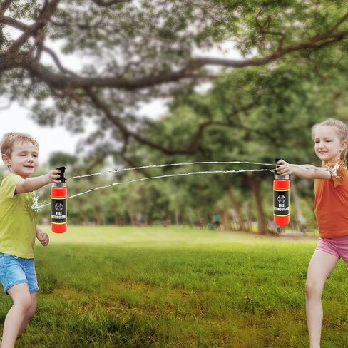 ArtCreativity Fire Extinguisher Squirt Toy for Kids (Set of 2) | 7" Water Gun with Realistic Design | Fun Outdoor Summer Toys for Boys and Girls | Great Fireman Toy for Children/Novelty Gag Gift Item in Kuwait