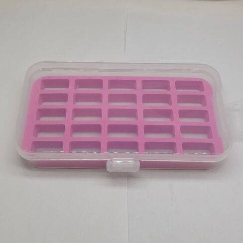 HONEYSEW Set of 2 Bobbin Box Organizers Sewing Machine bobbins Holder Contain 28 bobbins Storage Case in Kuwait