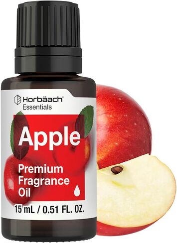 Apple Fragrance Oil | 0.51 fl oz (15ml) | Premium Grade | for Diffusers, Candle and Soap Making, DIY Projects & More | by Horbaach in Kuwait