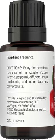 Apple Fragrance Oil | 0.51 fl oz (15ml) | Premium Grade | for Diffusers, Candle and Soap Making, DIY Projects & More | by Horbaach in Kuwait