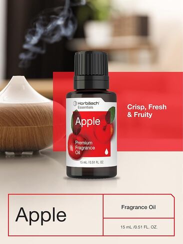 Apple Fragrance Oil | 0.51 fl oz (15ml) | Premium Grade | for Diffusers, Candle and Soap Making, DIY Projects & More | by Horbaach in Kuwait