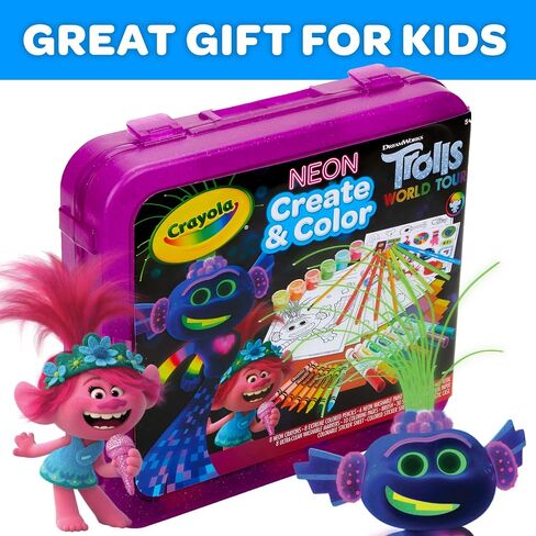 Crayola Frozen 2 Coloring Art Case, Arts & Crafts, Gift for Kids, Ages 5, 6, 7, 8, Packaging May Vary in Kuwait